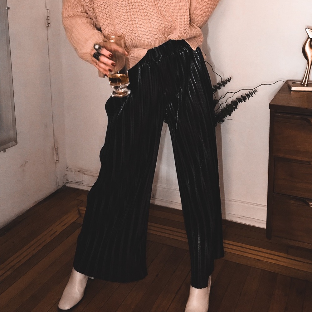 Shimmer Palazzo Pants